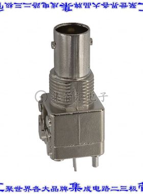 5222132-1 同轴连接器BNC插孔母形插口焊接75欧姆面板安装通孔