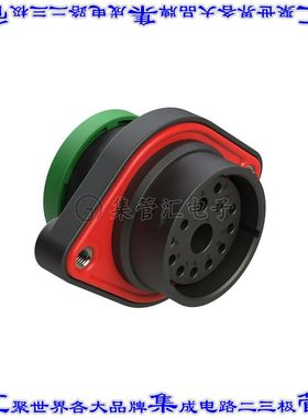 AHDP02-24-14SN-BRA 圆形连接器14POS插座外壳用于母插口黑色面板