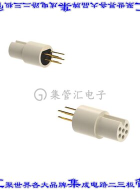 A79108-001 圆形连接器6POS插头公引脚焊接镀金自由悬挂