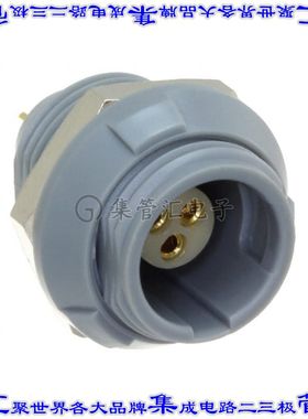 8P1P003210GRB01 圆形连接器3POS插座母插口焊接镀金面板安装通孔