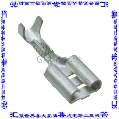 170183-2 快速连接器端子母头6.35mm压接18-22AWG