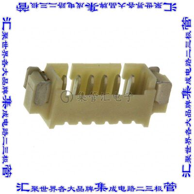 1734261-6 针座连接器6POS接头1.25mm公形插针表贴SMD锡