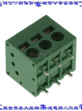 NJ0301500000G 线对板连接器3POS接线端子5mm通孔水平带板