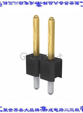 861400021YO2LF 针座连接器2POS分离式2.54mm公形插针通孔直针镀