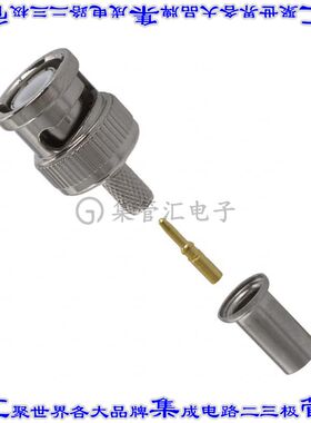 CPMC8813 同轴连接器BNC插头公引脚压接焊接50欧姆自由悬挂