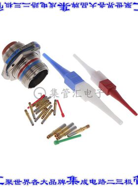 M8372384R1412N 圆形连接器12POS插座母插口压接面板安装