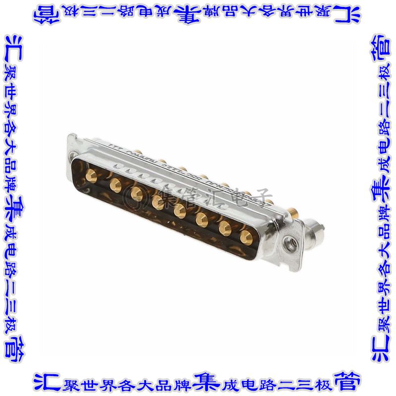 DCMZ-8H8P-N-K87 连接器8(电源)插头公引脚D-Sub组合式面板安装通
