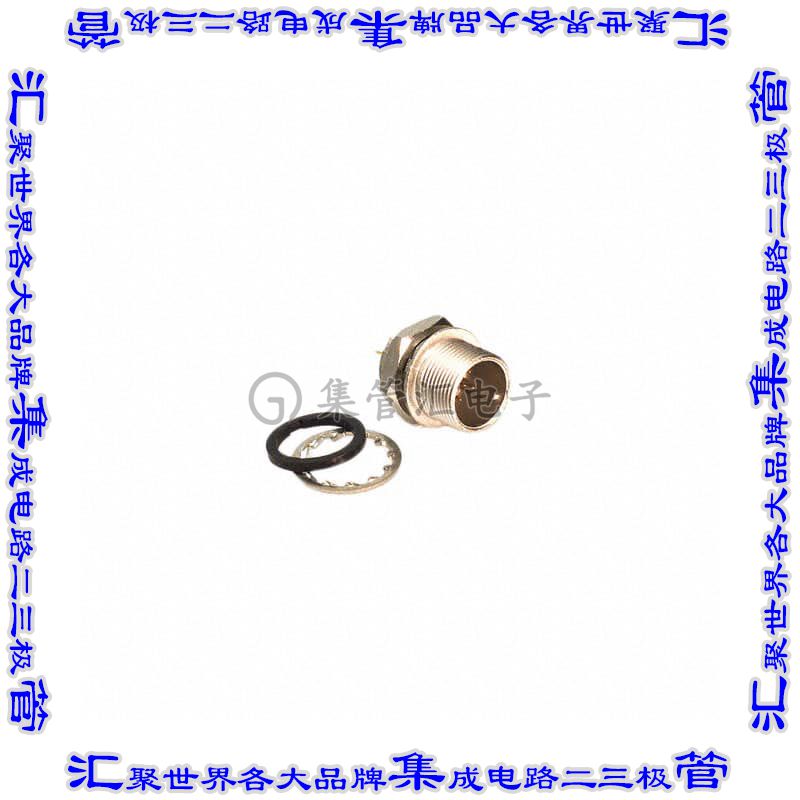 HR25-7TR-8PA(73) 圆形连接器8POS插座公形引脚焊接镀金面板安装