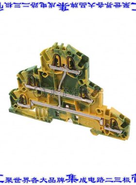 1SNK705550R0000 端子块连接器6POS接地地面5.2mm绿色黄色12-26AW