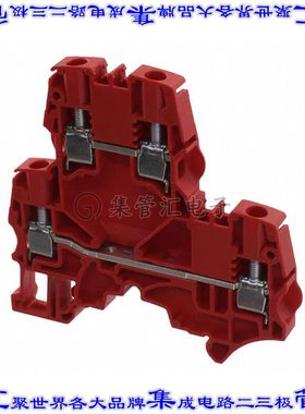 1SNK506262R0000 端子块连接器4POS馈通式2排6.0mm红色10-24AWG