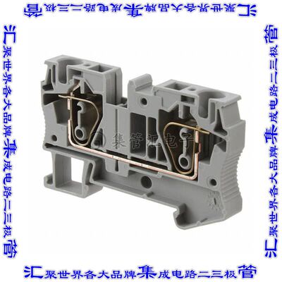 3031487 端子块连接器2POS馈通式8.2mm灰色8-24AWG