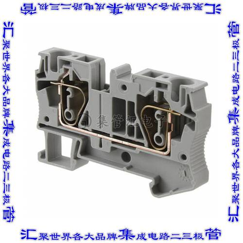 3031487 端子块连接器2POS馈通式8.2mm灰色8-24AWG