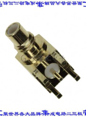 152123 同轴连接器SMC插孔公引脚焊接50欧姆通孔直角
