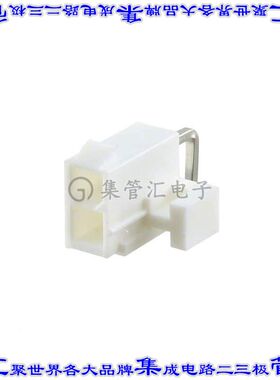 64900221022 针座连接器2POS接头2排公形插针通孔直角锡