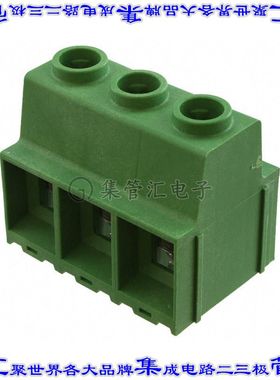 1986713-3 线对板连接器3POS接线端子15mm通孔水平带板