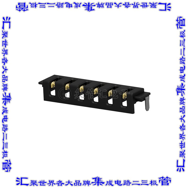 1932869-2 接插件连接器FBIS-II REC ASSY 6 POS, 1.27UM G