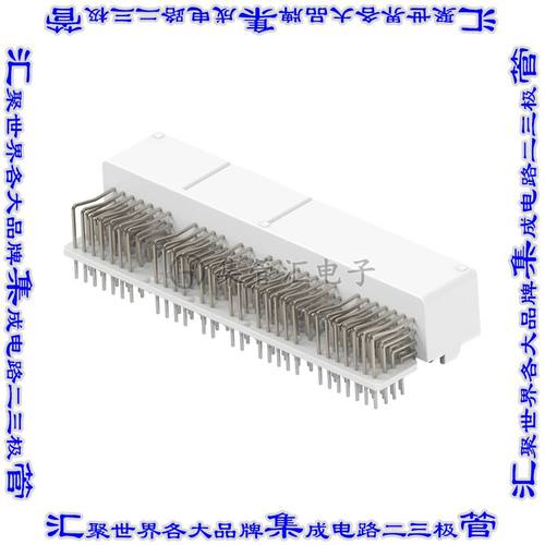 6376430-2 针座连接器135POS接头4排公形插针通孔直角
