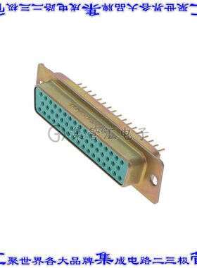 DDM50S332N 连接器50POS插座母插口3排D-Sub通孔