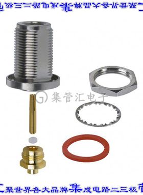 172137 同轴连接器N型插孔母形插口压接50欧姆面板安装