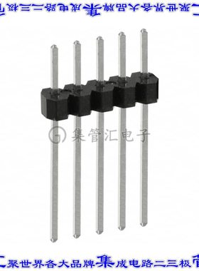 PEC05SAFN 针座连接器5POS分离式2.54mm公形插针通孔直针锡