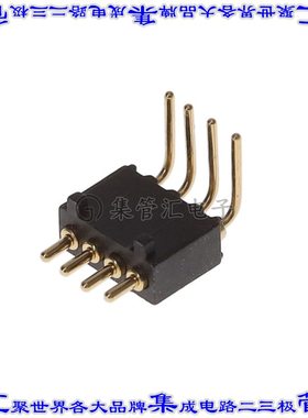 854-22-004-20-601101 弹簧式连接器4POS活塞型1.27mm通孔直角镀