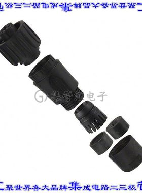 C01620D00310012 圆形连接器4POS插头母插口螺钉银自由悬挂