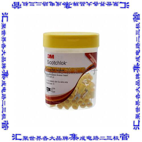 MV10-8FLX-BOTTLE 铲形连接器端子8接线柱10-12AWG压接