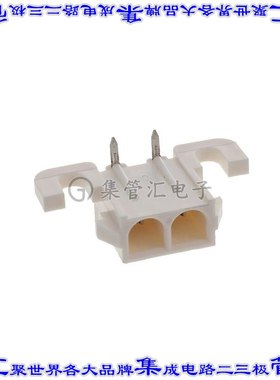 1969796-1 针座连接器2POS接头6.35mm公形插针通孔直角锡