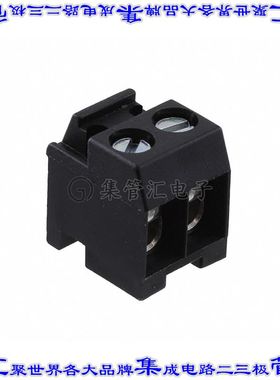 31007102 端子块连接器2POS无罩接头的插头5mm黑色自由悬挂