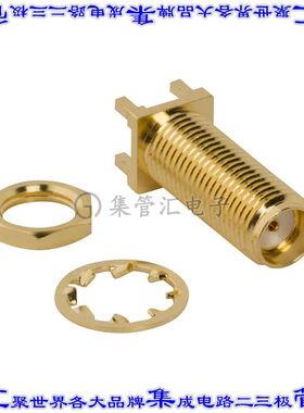 132291-12 同轴连接器SMA插孔母形插口焊接50欧姆面板安装通孔
