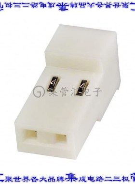 3-640434-2 矩形连接器2POS插座3.96mm母插口白色IDC锡自由悬挂