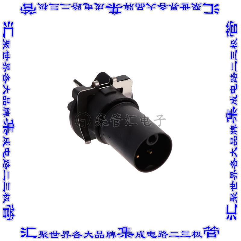 M12K-05PMEP-EE0001 圆形连接器5(4+PE)插头公引脚焊接镀金面板安