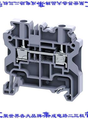 CY4 端子块连接器2POS馈通式6.0mm灰色10-24AWG