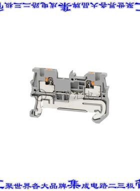 TBDR-06-15-GY 端子块连接器2POS接地地面3.5mm灰色14-26AWG