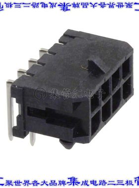 430450800 0430450800针座连接器8POS接头2排3mm公形插针通孔直角