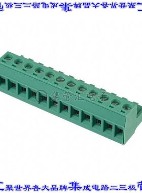 1757116 端子块连接器12POS插头母插口5.08mm绿色自由悬挂