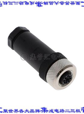 CNF12-S4SP0-BP9 圆形连接器4POS插头母插口螺钉镀金自由悬挂