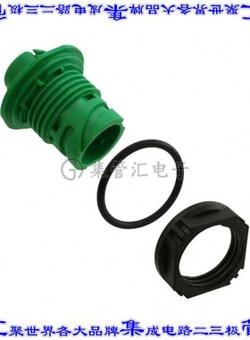 APD-3CP-K2 圆形连接器4POS插座外壳用于公插针绿色面板安装