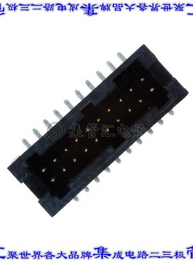 5-104656-2 针座连接器20POS接头2排1.27mm公形插针表贴SMD镀金