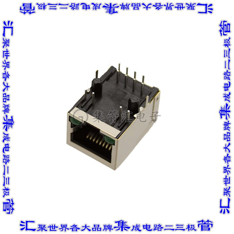 MTJ-88TX1-FSD-LD 接插件连接器RJ45 MODULAR JACK, DIP, SIDE EN