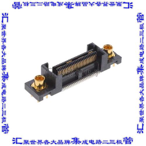 QFS-026-04.25-L-D-RF1-TR 板对板连接器54(52+2射频插孔)插座中