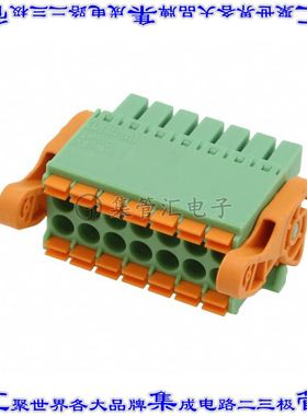 1790535 端子块连接器14POS插头母插口2排3.5mm绿色自由悬挂
