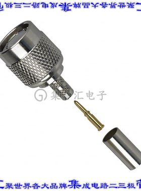 122410 同轴连接器TNC插头公引脚压接50欧姆自由悬挂