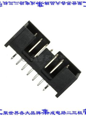 5104338-2 针座连接器14POS接头2排2.54mm公形插针通孔直针镀金