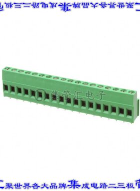 1-282856-8 线对板连接器18POS接线端子5mm通孔水平带板