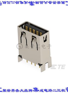 2438987-3 连接器USB-A插座9POS USB 3.0通孔