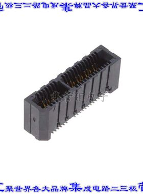 HSEC8-112-01-L-DP-A-K 卡边缘连接器24POS母头2排0.8mm黑色镀金