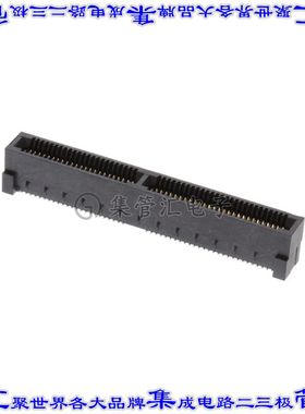 HSEC8-150-01-L-DV-A 卡边缘连接器100POS母头2排0.8mm黑色镀金