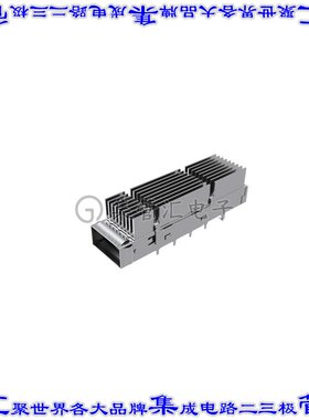 UE36C162000511A 插拔式连接器机架QSFP-DD通孔直角压配