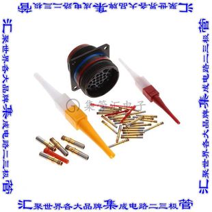 插座母插口压接面板安装 电源 圆形连接器28 M8372382W2028N